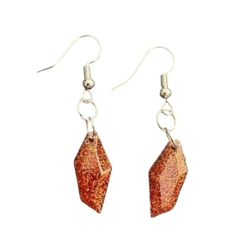 Resin Sparkle Earrings